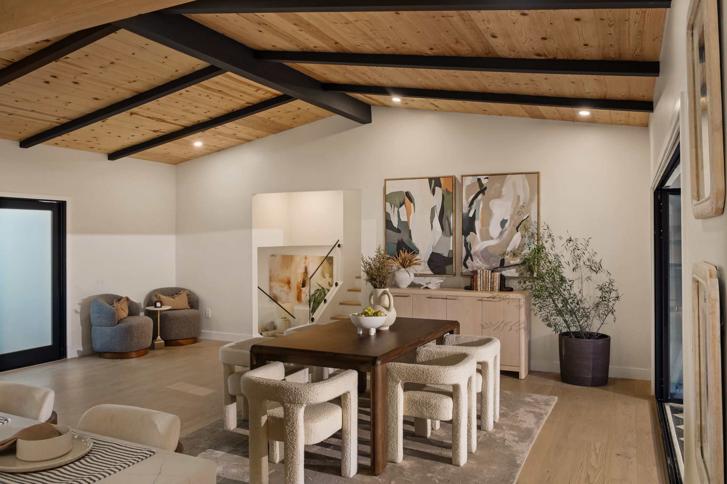 10 dining room living room dining table dining chairs interior design stylish interior architectural photography editorial photography interior photography real estate photography san diego real estate luxury home